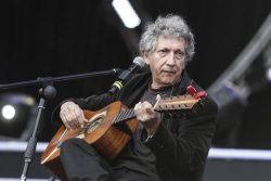 Eugenio Bennato in piazza San Giovanni durante il concerto del Primo Maggio, Roma, 1 Maggio 2016. ANSA/GIUSEPPE LAMI