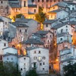 Abruzzo Scanno, presepe in pietra nellAlta Valle del Sagittario